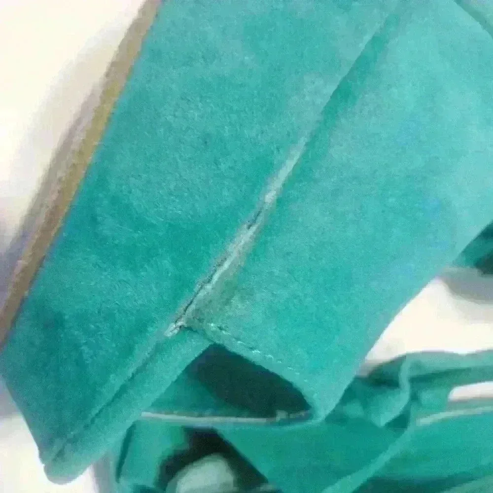 Dollhouse turquoise blue bowed stiletto